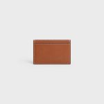 CARD HOLDER CUIR TRIOMPHE IN SHINY CALFSKIN TAN - Image 3